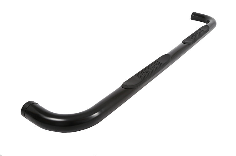 Dee Zee Tubes - 3" Round Black Steel for Chevy/GMC Colorado/Canyon (2015-2022) - CrewCab