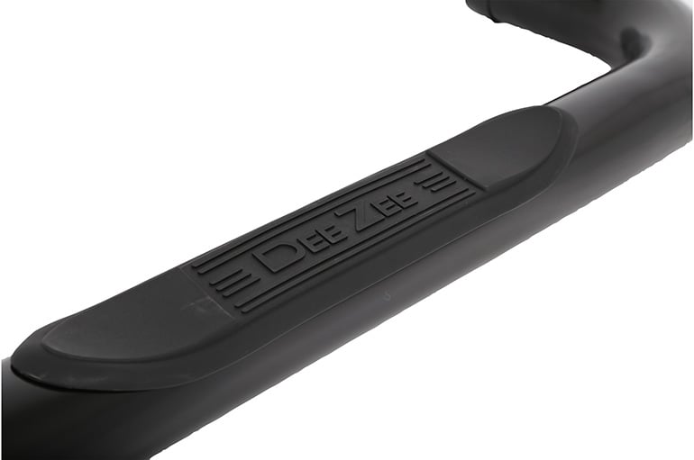 Dee Zee Tubes - 3" Round Black Steel for Ford F150/SuperDuty (2015-2022) - RegCab