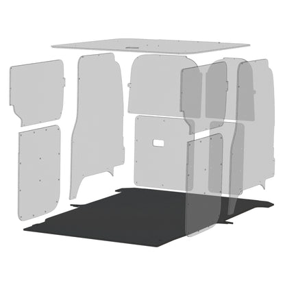 AutoMat-Bar Rubber Floor Mat for Nissan NV200 Cargo Vans