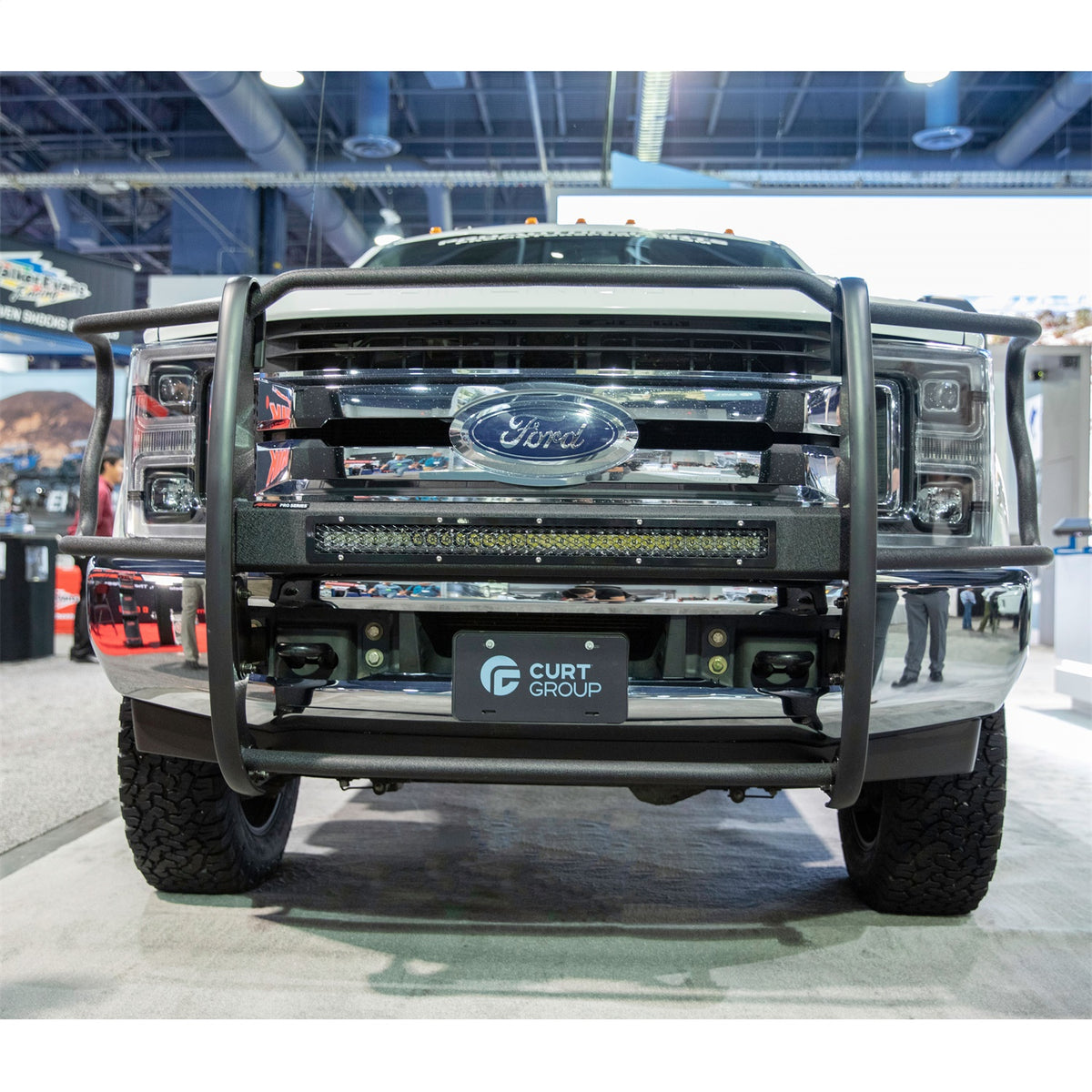 ARIES Pro Series Black Steel Grille Guard for Ford F-250/F-350/F-450/F-550 Super Duty (2017-2022) - P3067