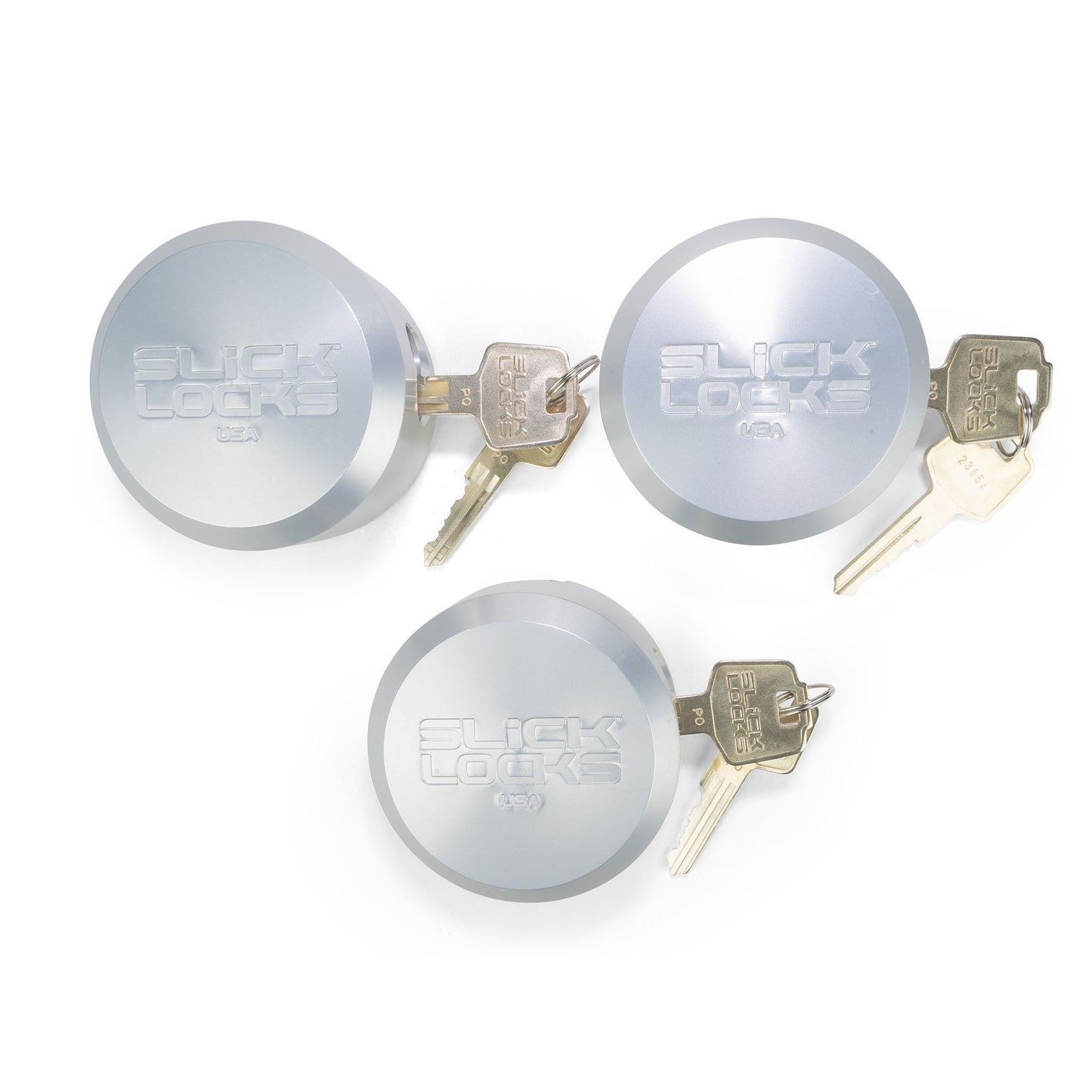 Slick Locks Replacement Puck Lock - 3 Pack
