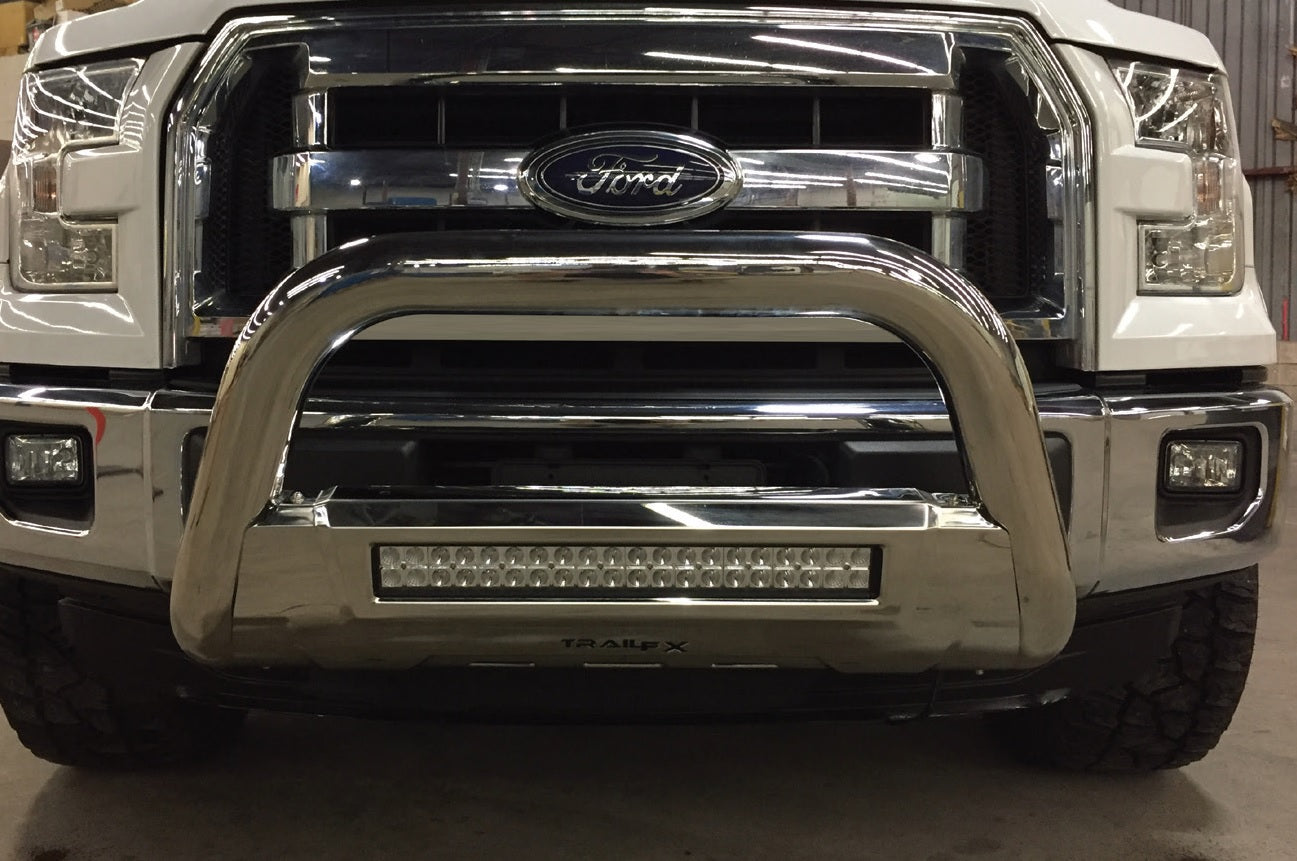 TrailFX Bull Bar Polished Stainless Steel For GM Silverado/Sierra 2500/3500 - B1603SKIT