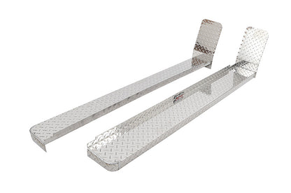 Dee Zee Running Board Cab Section Brite-Tread Aluminum for Chevy/GMC Express/Savanah (2009-2021) - 155" WB