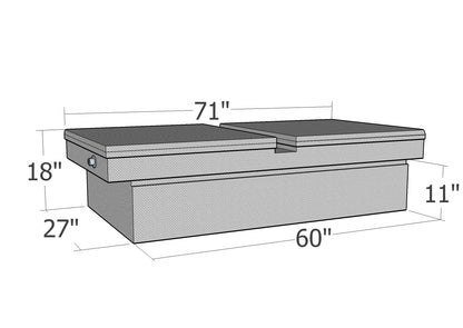Brute Gull Wing Crossover Tool Box