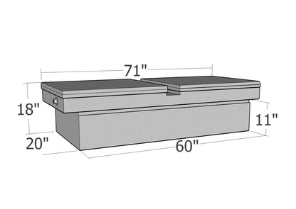 Brute Gull Wing Crossover Tool Box