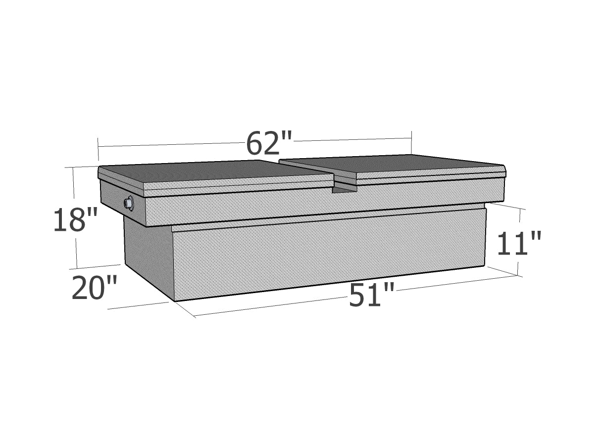 Brute Gull Wing Crossover Tool Box