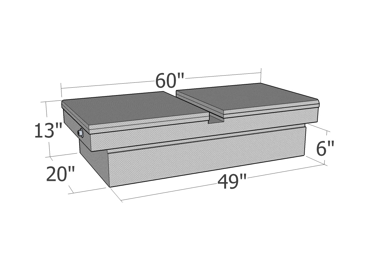Brute Gull Wing Crossover Tool Box