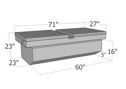 Brute Gull Wing Crossover Tool Box