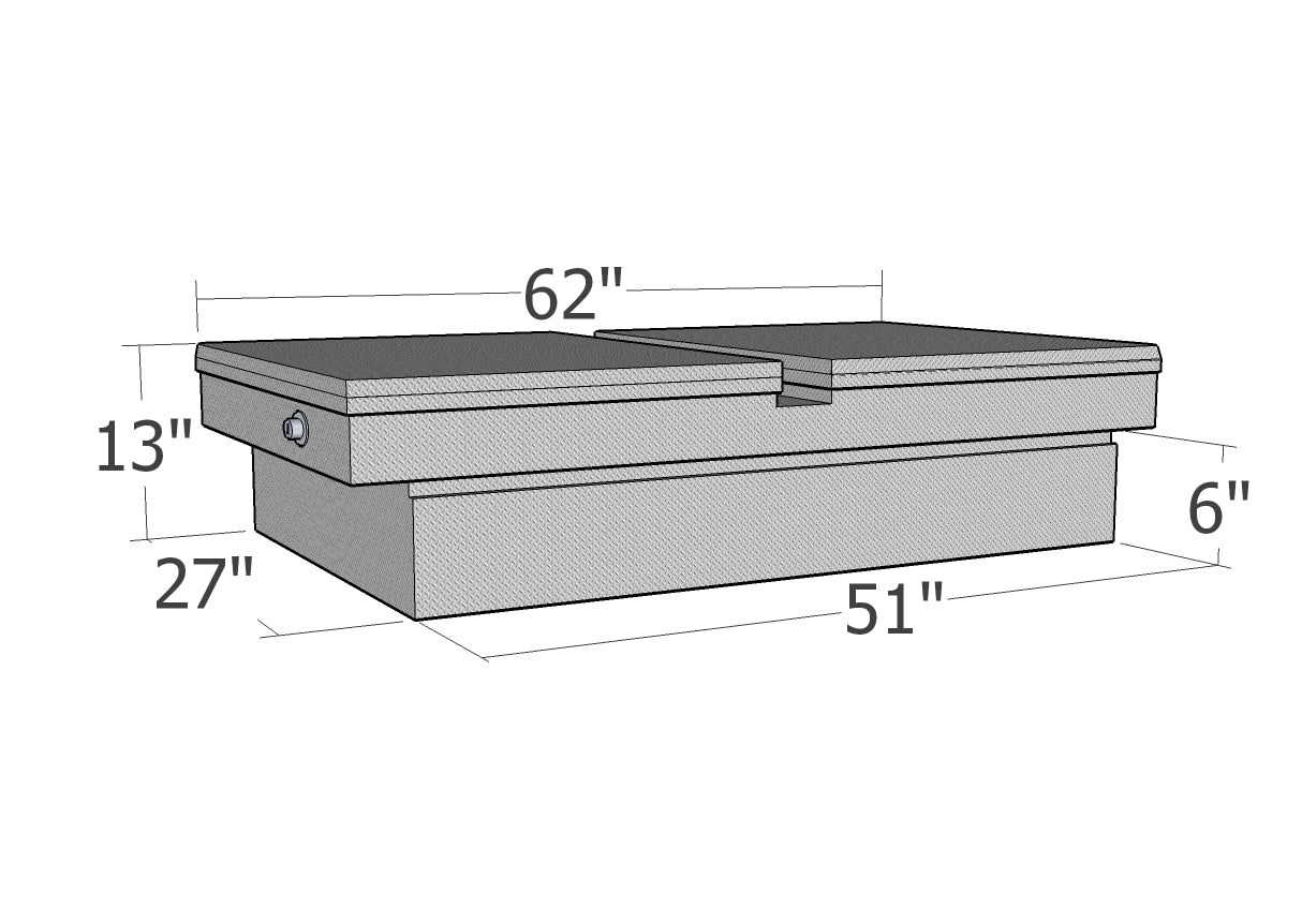 Brute Gull Wing Crossover Tool Box