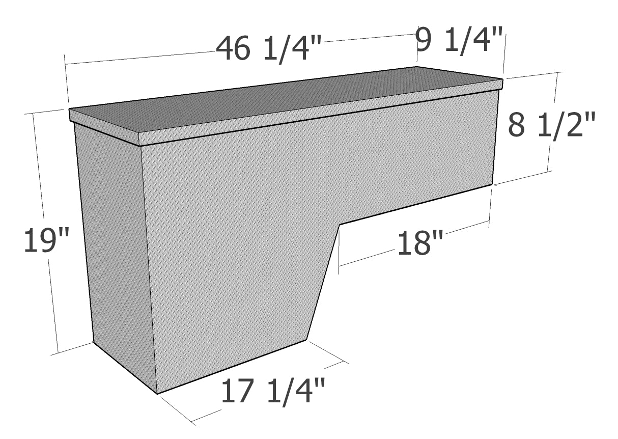 Brute Wheel Well / Pork Chop Cargo Box