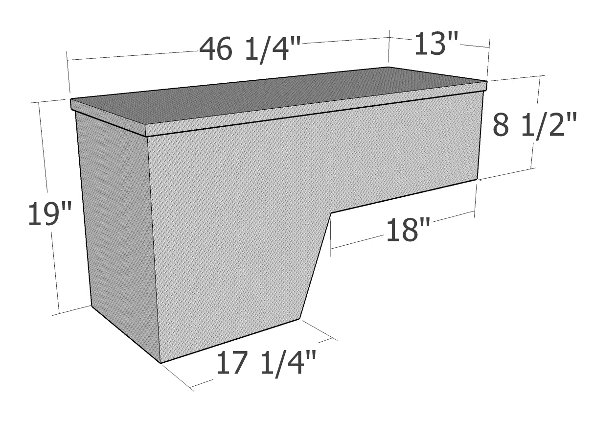 Brute Wheel Well / Pork Chop Cargo Box