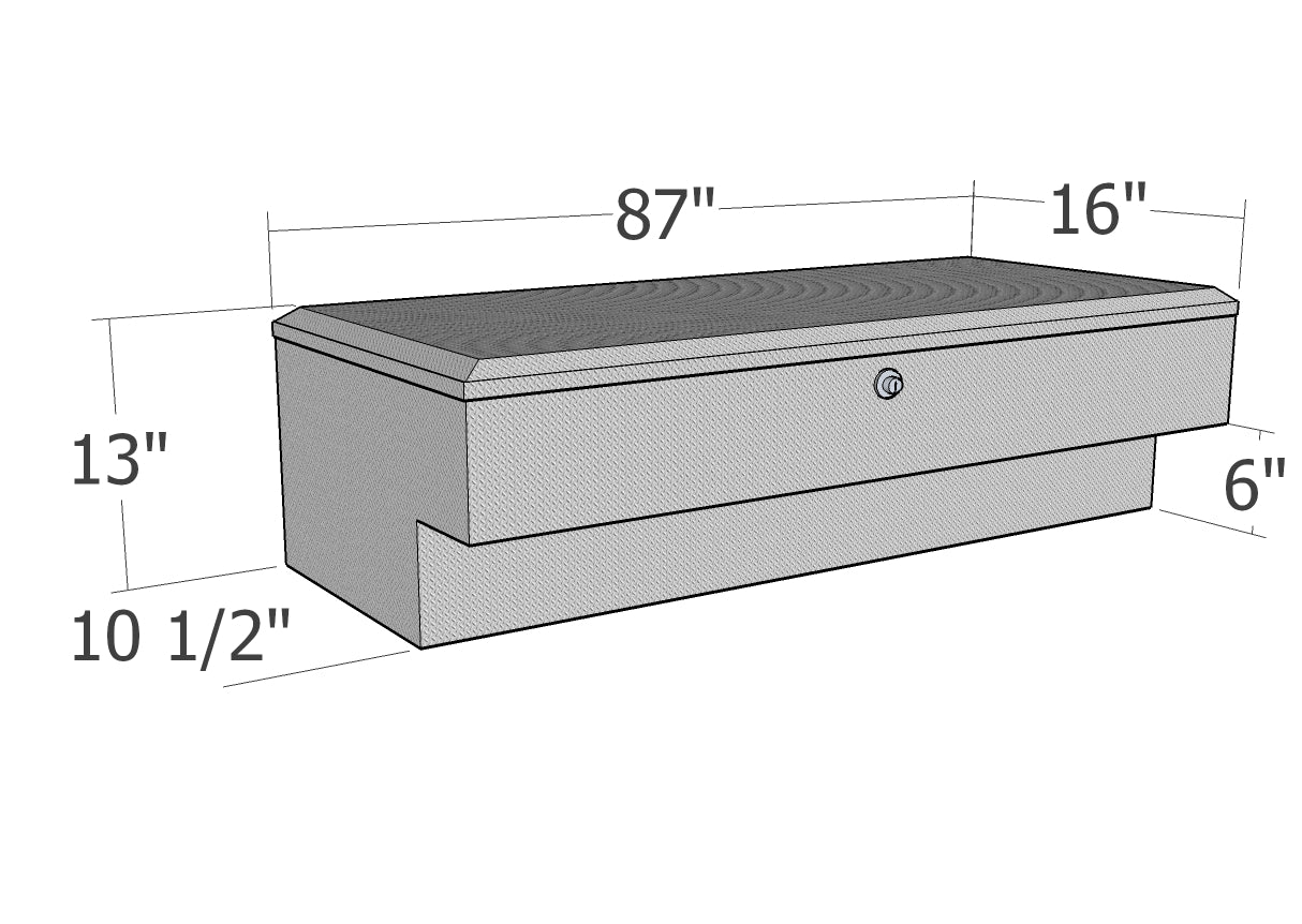 Brute Side Mount Lo-Side Truck Cargo Box