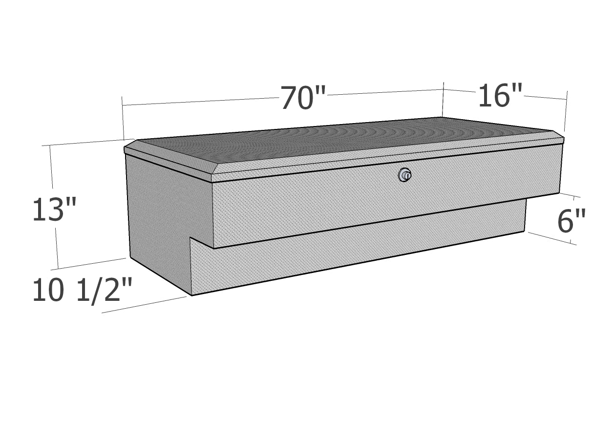 Brute Side Mount Lo-Side Truck Cargo Box