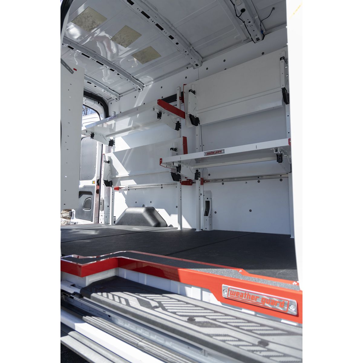 Weather Guard Rigid Flooring with Sills for Mercedes Sprinter Cargo Vans - 144-in WB
