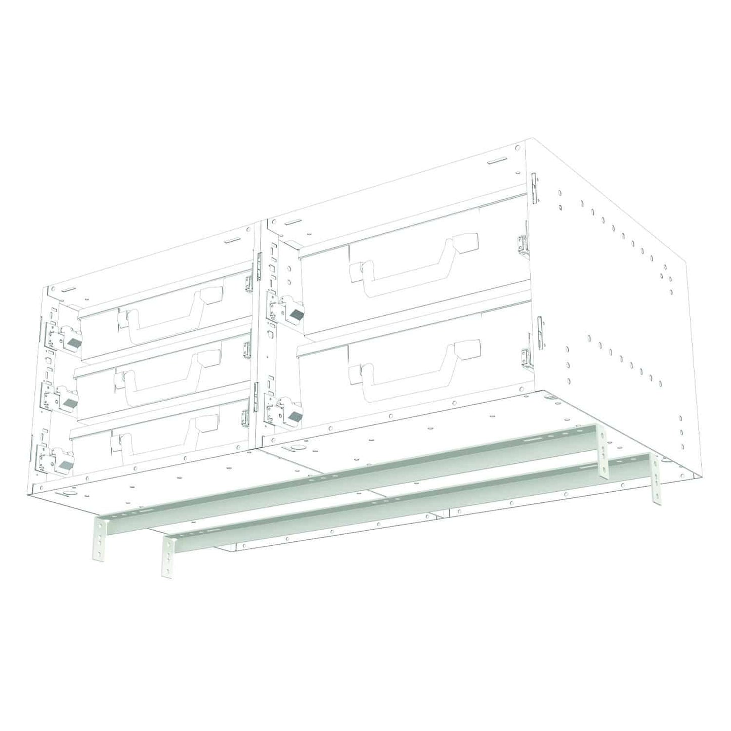 Rola-Case 8-Series Van Shelf Support Bar