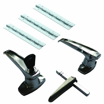 Rola-Case Partition Swing Door Lock & Hinge Kit