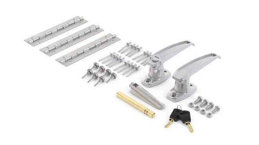 Rola-Case Partition Swing Door Lock & Hinge Kit