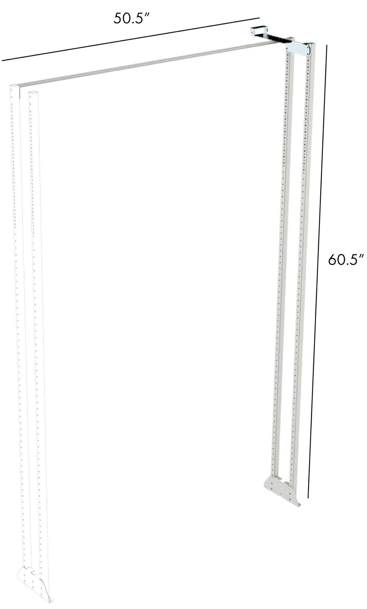 Rola-Case 12-Series HD Van Shelving Extension Frame