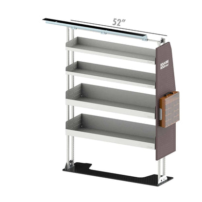 Rola-Case America's Most Popular Bin Package for Mercedes Sprinter - 144-in WB - Std Roof