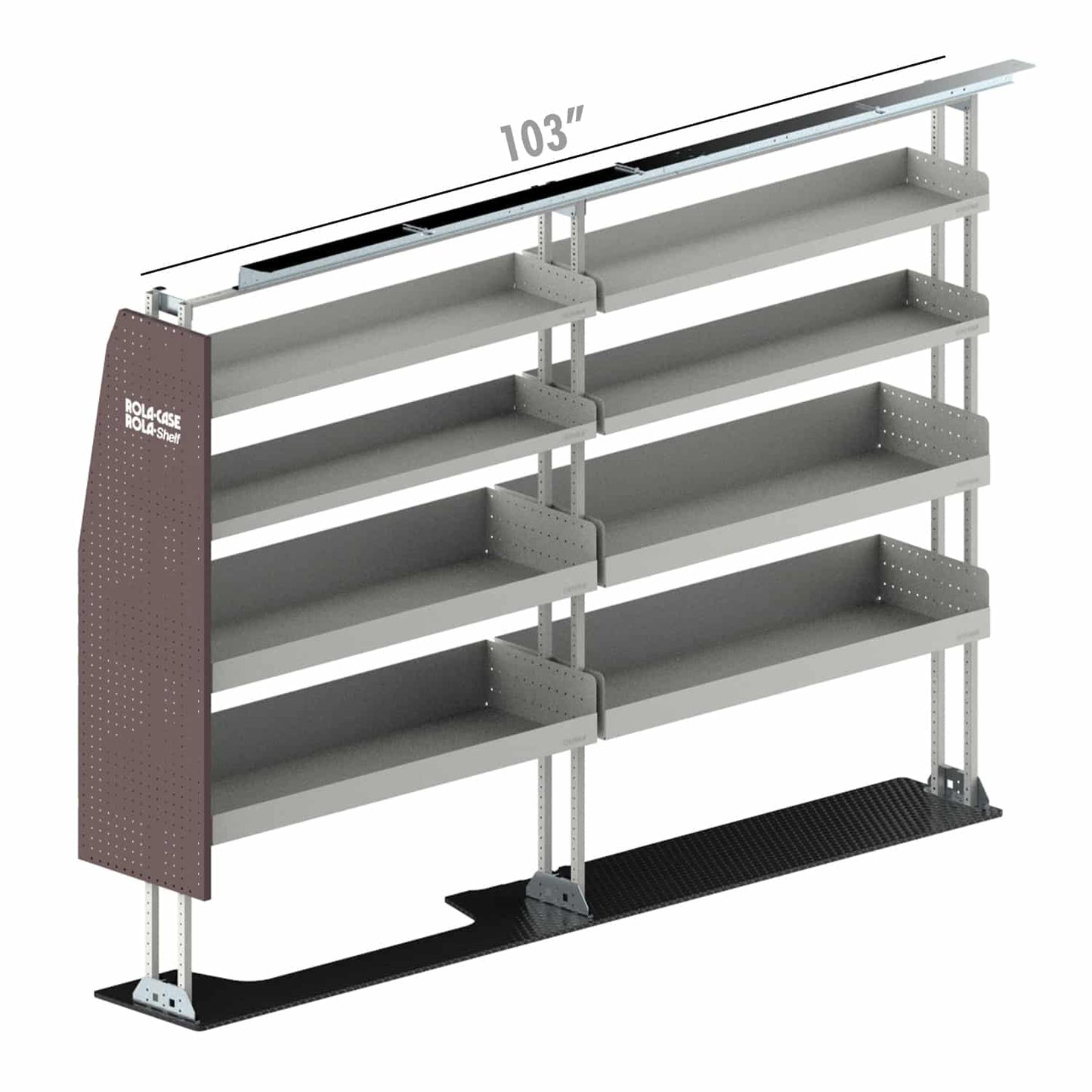 Rola-Case Basic Bin Package for Mercedes Sprinter - 144-in WB - Std Roof