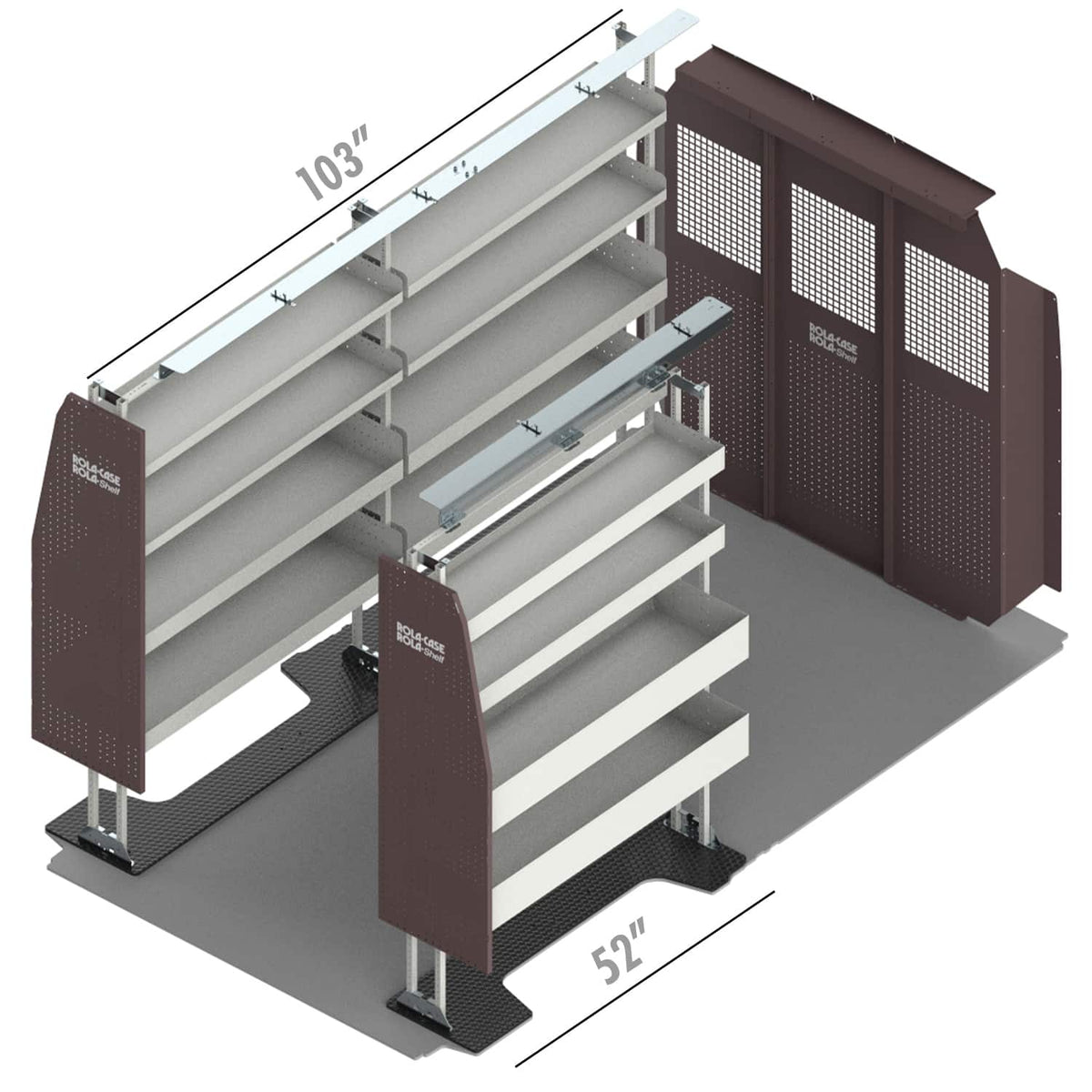Rola-Case Basic Bin Package for RAM ProMaster - 159-in WB