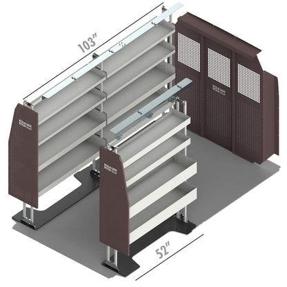 Rola-Case Basic Bin Package for RAM ProMaster - 159-in WB
