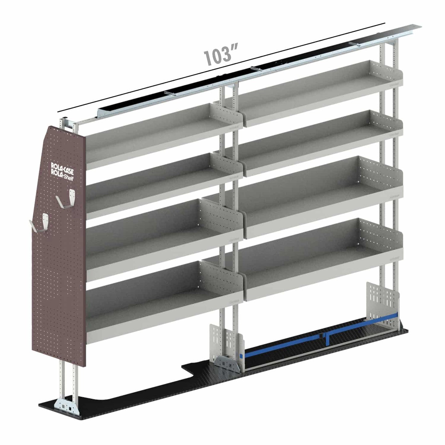 Rola-Case Service Bin Package for Mercedes Sprinter - 144-in WB - Std Roof