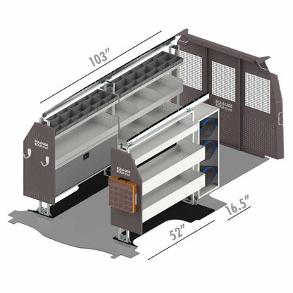Rola-Case HVAC Package for Chevy/GMC Express/Savana - 155-in WB
