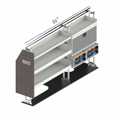 Rola-Case General Bin Package for Chevy/GMC Express/Savana - 135-in WB