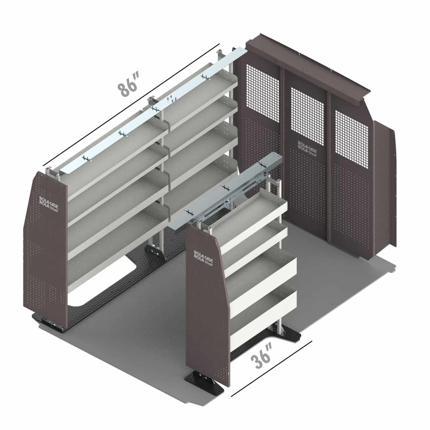 Rola-Case Basic Bin Package for RAM ProMaster - 118-in WB
