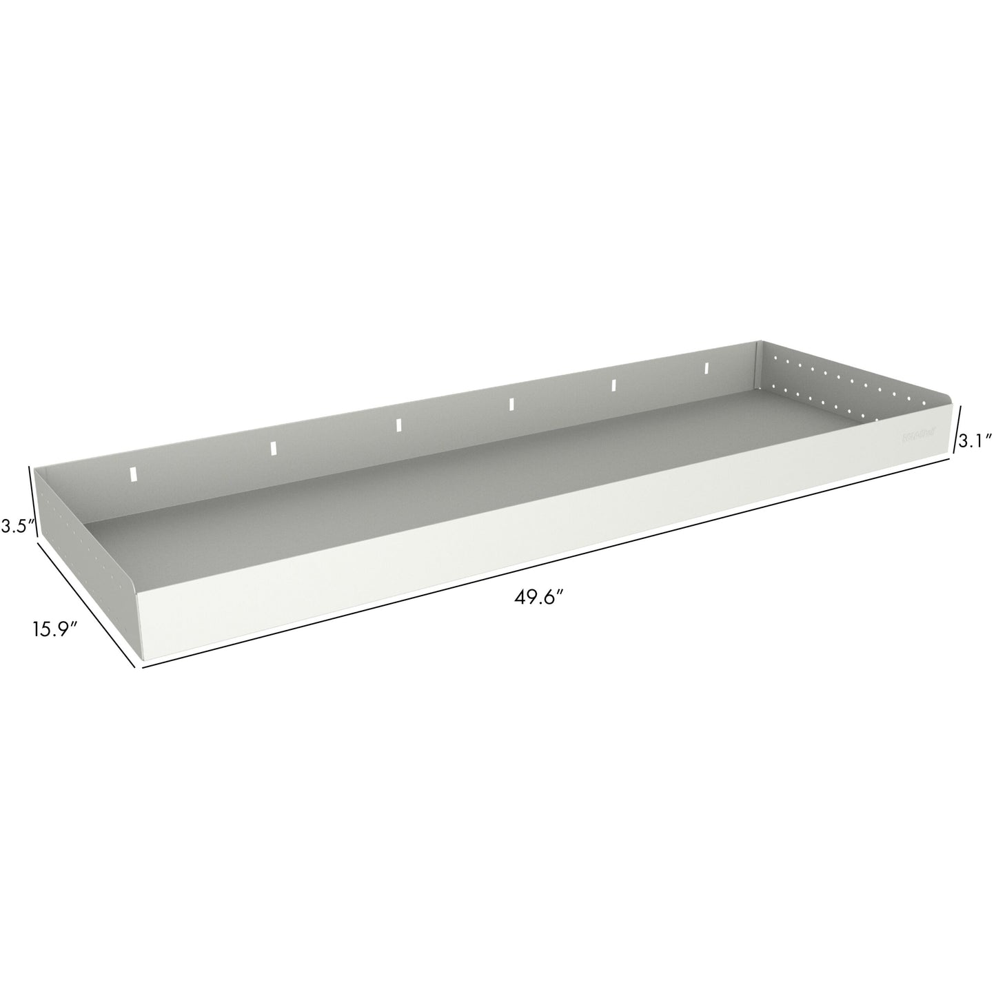 Rola-Case 12-Series Floor Mount Van Shelf - 49.6" W x 15.9" D x 3.5" H