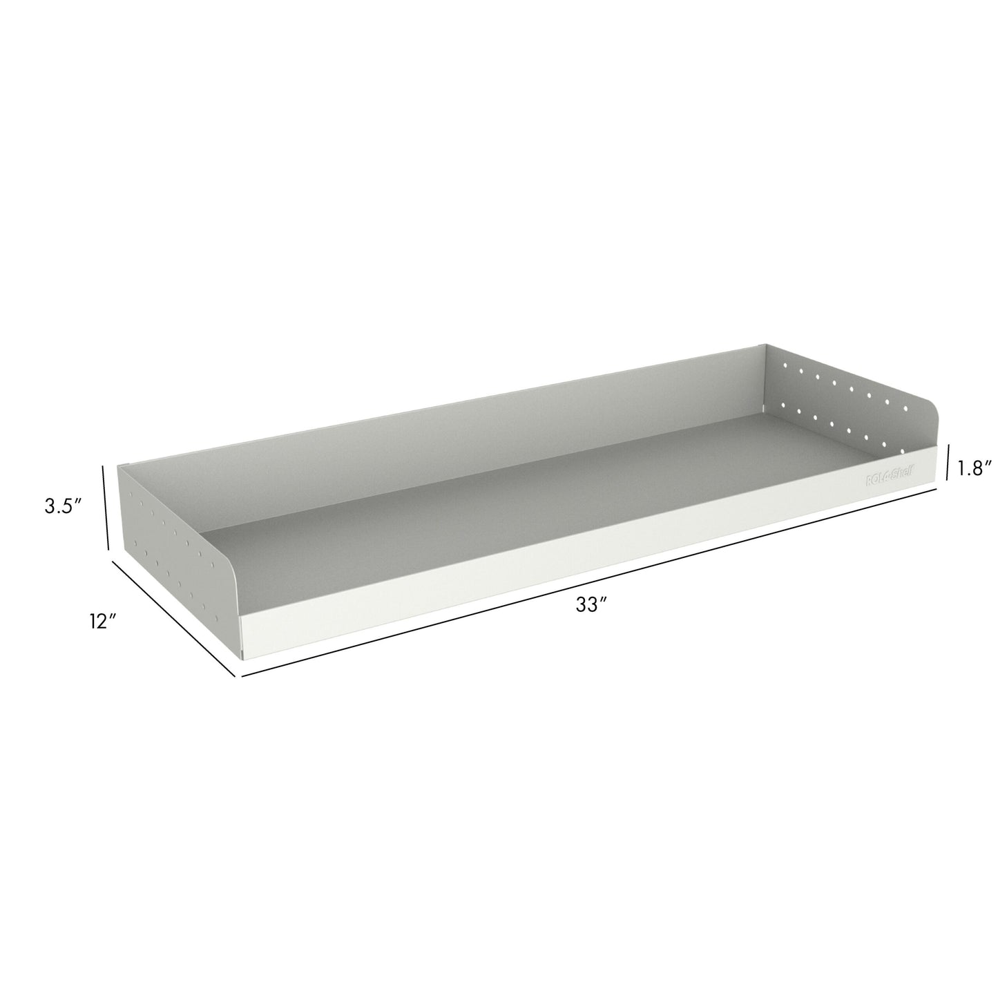 Rola-Case 8-Series Low Mount Van Shelf - 33" W x 12" D x 3.5" H