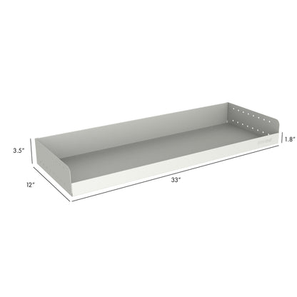 Rola-Case 8-Series Low Mount Van Shelf - 33" W x 12" D x 3.5" H