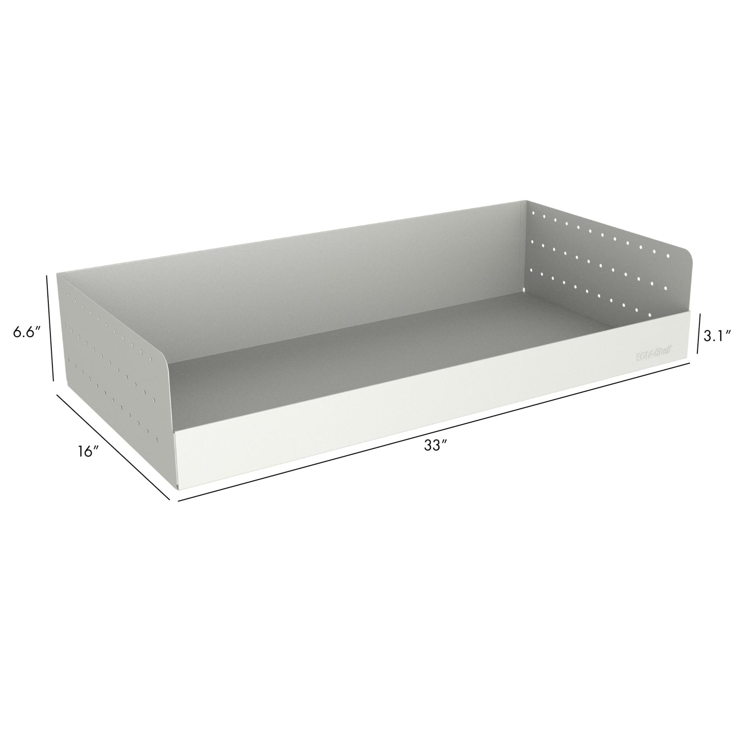 Rola-Case 8-Series Floor Mount Van Shelf - 33" W  x 16" D x 6.6" H