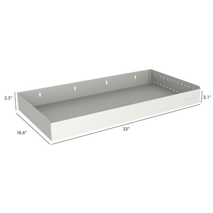 Rola-Case 8-Series Floor Mount Van Shelf - 33" W x 16.6" D x 3.5" H