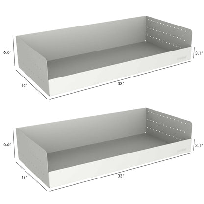 Rola-Case 8-Series Floor Mount Van Shelf - 33" W  x 16" D x 6.6" H (2 Pack)
