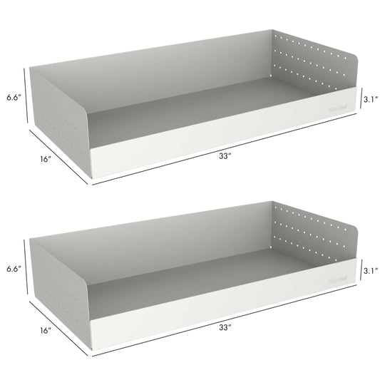 Rola-Case 8-Series Floor Mount Van Shelf - 33" W  x 16" D x 6.6" H (2 Pack)