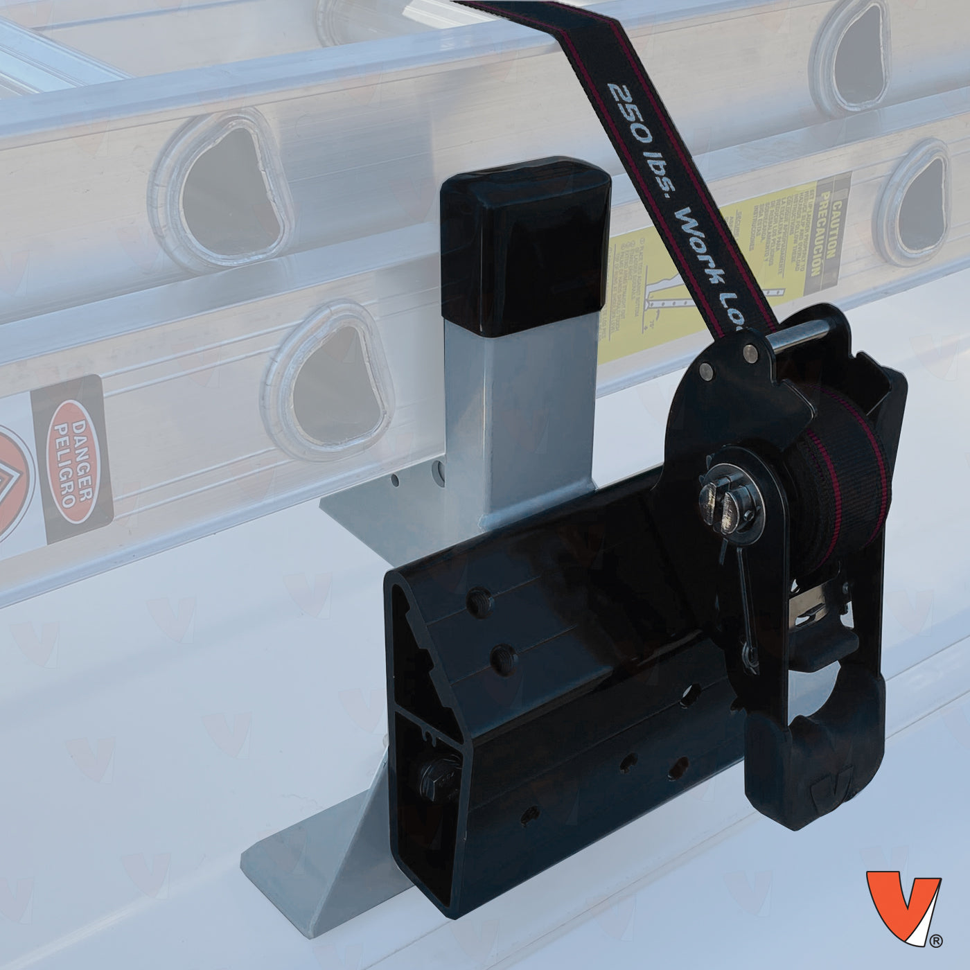 Self Ratcheting System Vantech Self-Contained Ratchet Tie-Down for H1 System - RTDH1K - Upfit ...
