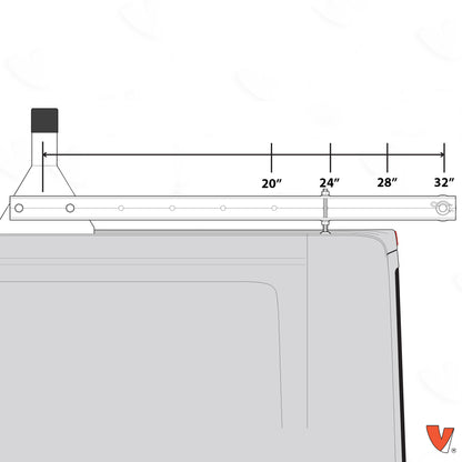 Vantech H1 Roller Bar Extension System