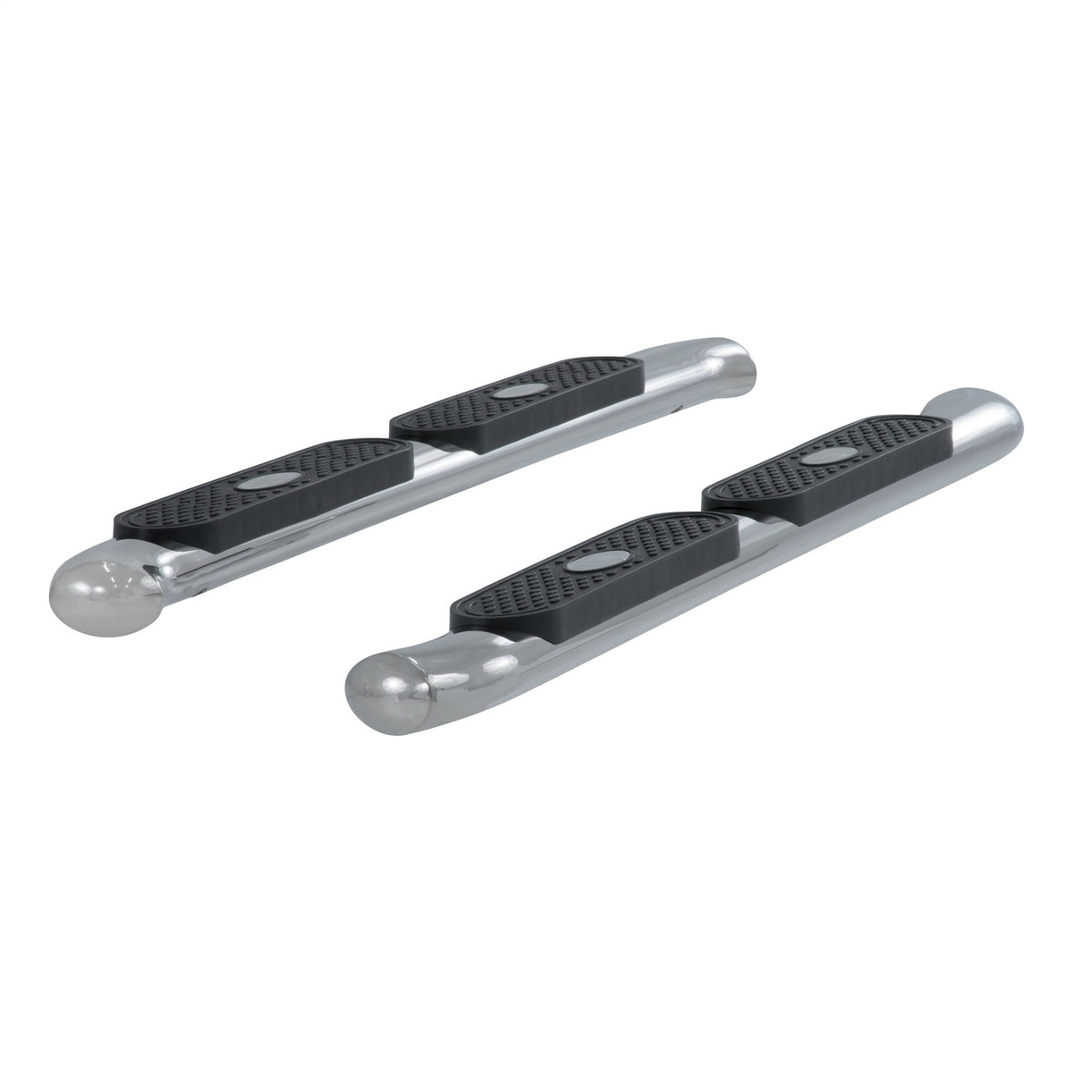 ARIES 4-in Oval Polished Stainless Steel Nerf Bars for Toyota Tacoma Access Cab (2005-2023) - S222008-2