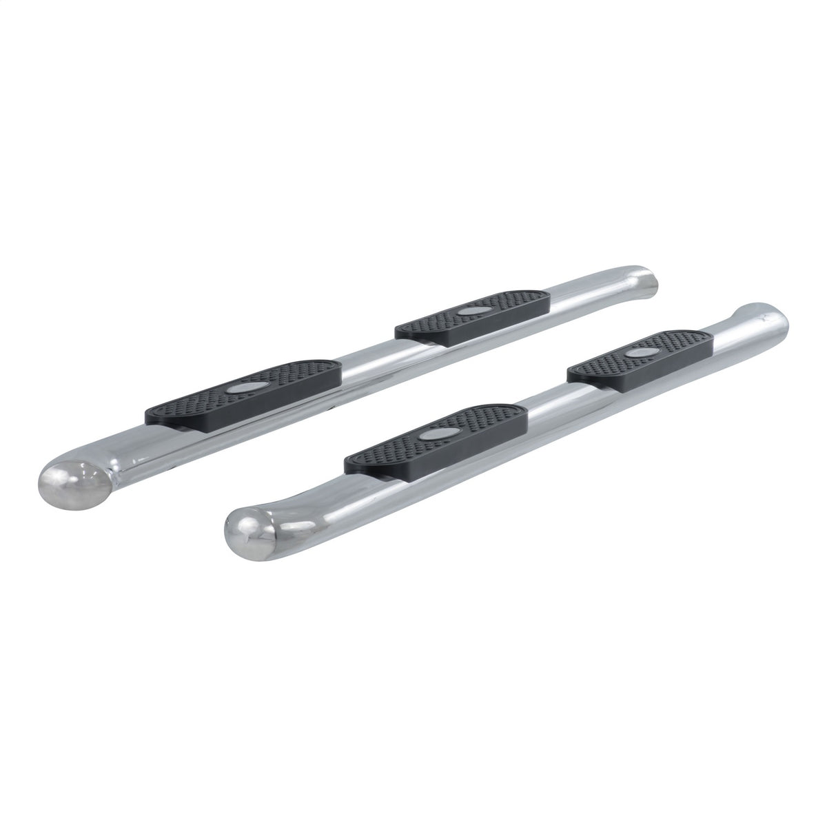 ARIES 4-in Oval Polished Stainless Steel Nerf Bars for Toyota Tundra CrewMax Cab (2007-2021) - S222013-2