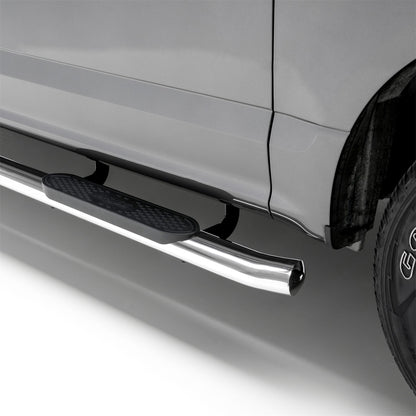 ARIES 4-in Oval Polished Stainless Steel Nerf Bars for Toyota Tundra CrewMax Cab (2022-2026) - S222023-2
