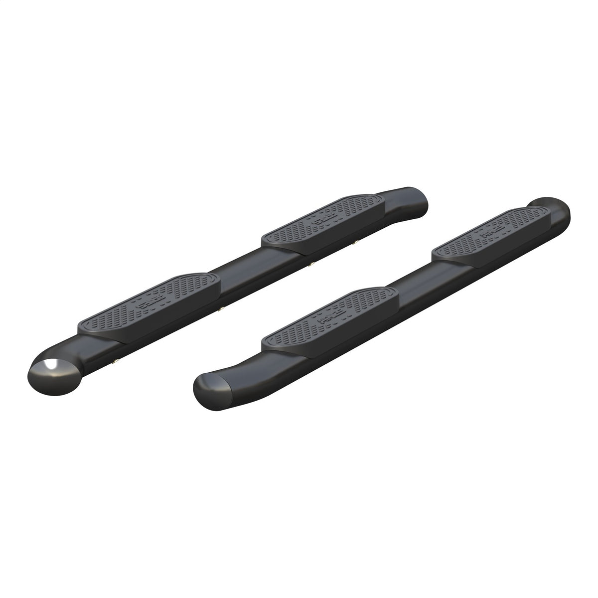 ARIES 4-in Oval Black Steel Nerf Bars for Toyota Tacoma Double Cab (2024-2026) - S222029