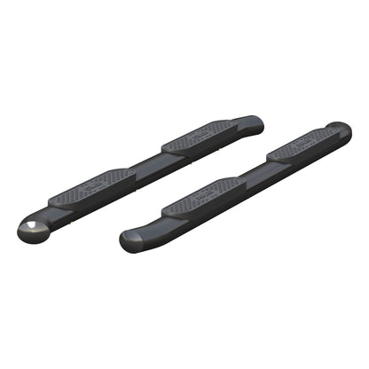 ARIES 4-in Oval Black Steel Nerf Bars for Toyota Tacoma Double Cab (2024-2026) - S222029