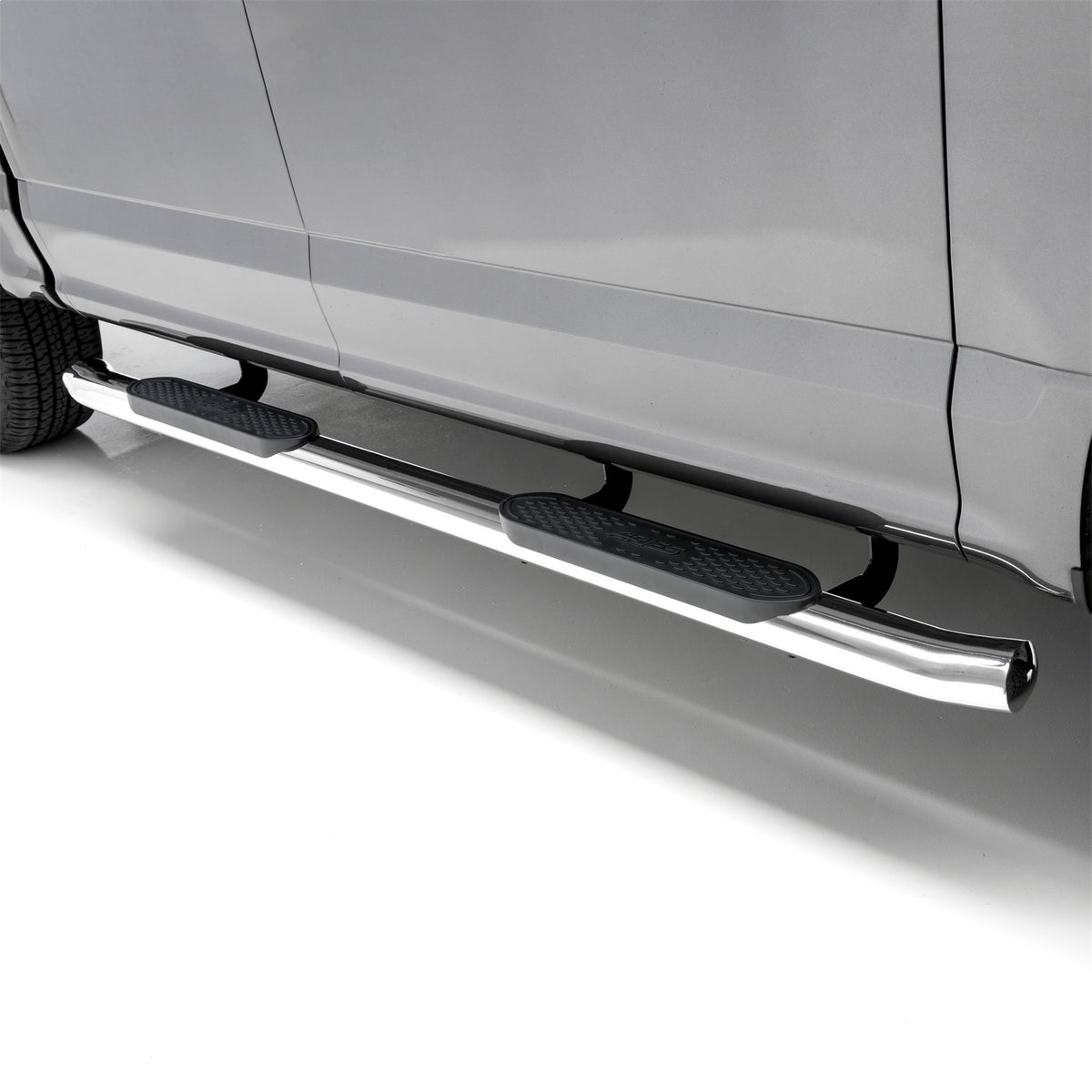 ARIES 4-in Oval Polished Stainless Steel Nerf Bars for Ford F-150 SuperCrew (2007-2008) - S223015-2
