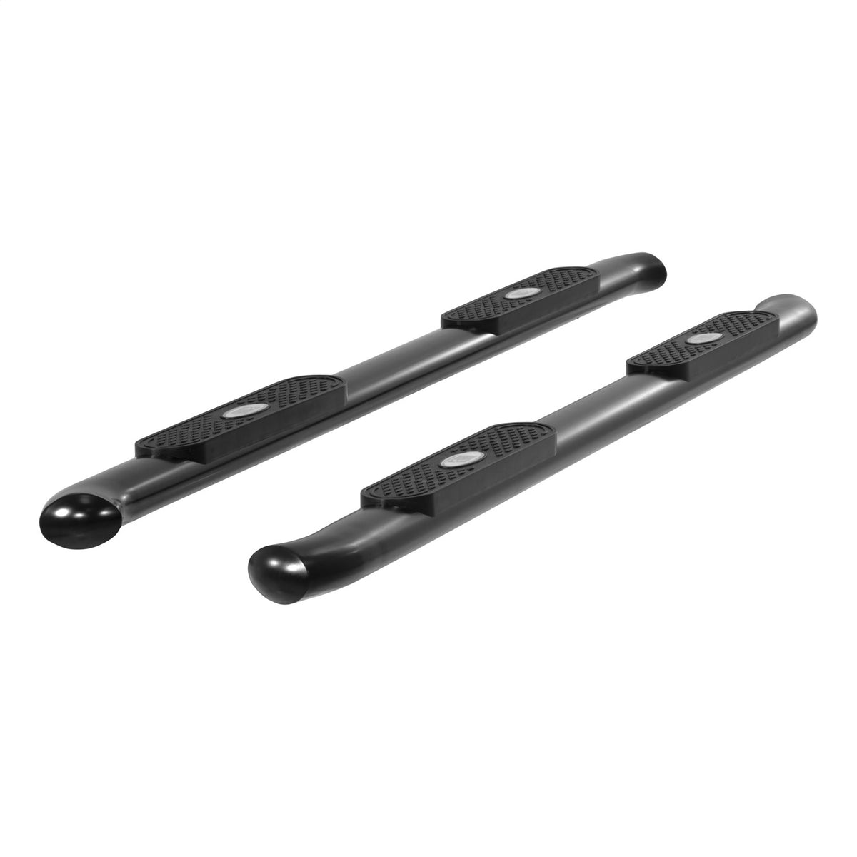 ARIES 4-in Oval Black Steel Nerf Bars for Ford F-150 SuperCrew (2009-2014) - S223039