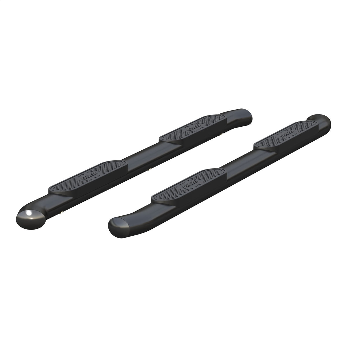 ARIES 4-in Oval Black Steel Nerf Bars for Ford Ranger SuperCrew (2019-2026) - S223046