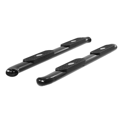 ARIES 4-in Oval Black Steel Nerf Bars for Chevrolet/GMC Sierra 1500 Limited, Silverado 1500 LD, Silverado/Sierra 1500, 2500 HD, 3500 HD (2007-2019) - S224046