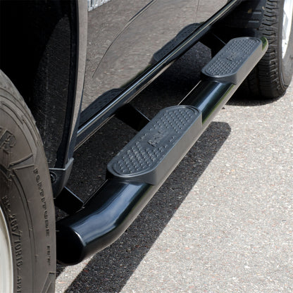 ARIES 4-in Oval Black Steel Nerf Bars for Chevrolet/GMC Canyon/Colorado Crew Cab (2015-2026) - S224051