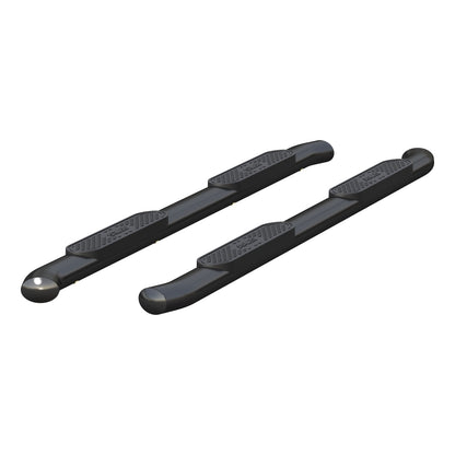 ARIES 4-in Oval Black Steel Nerf Bars for Chevrolet/GMC Sierra 1500 Limited, Silverado/Sierra 1500, 2500 HD, 3500 HD Crew Cab (2019-2026) - S224053